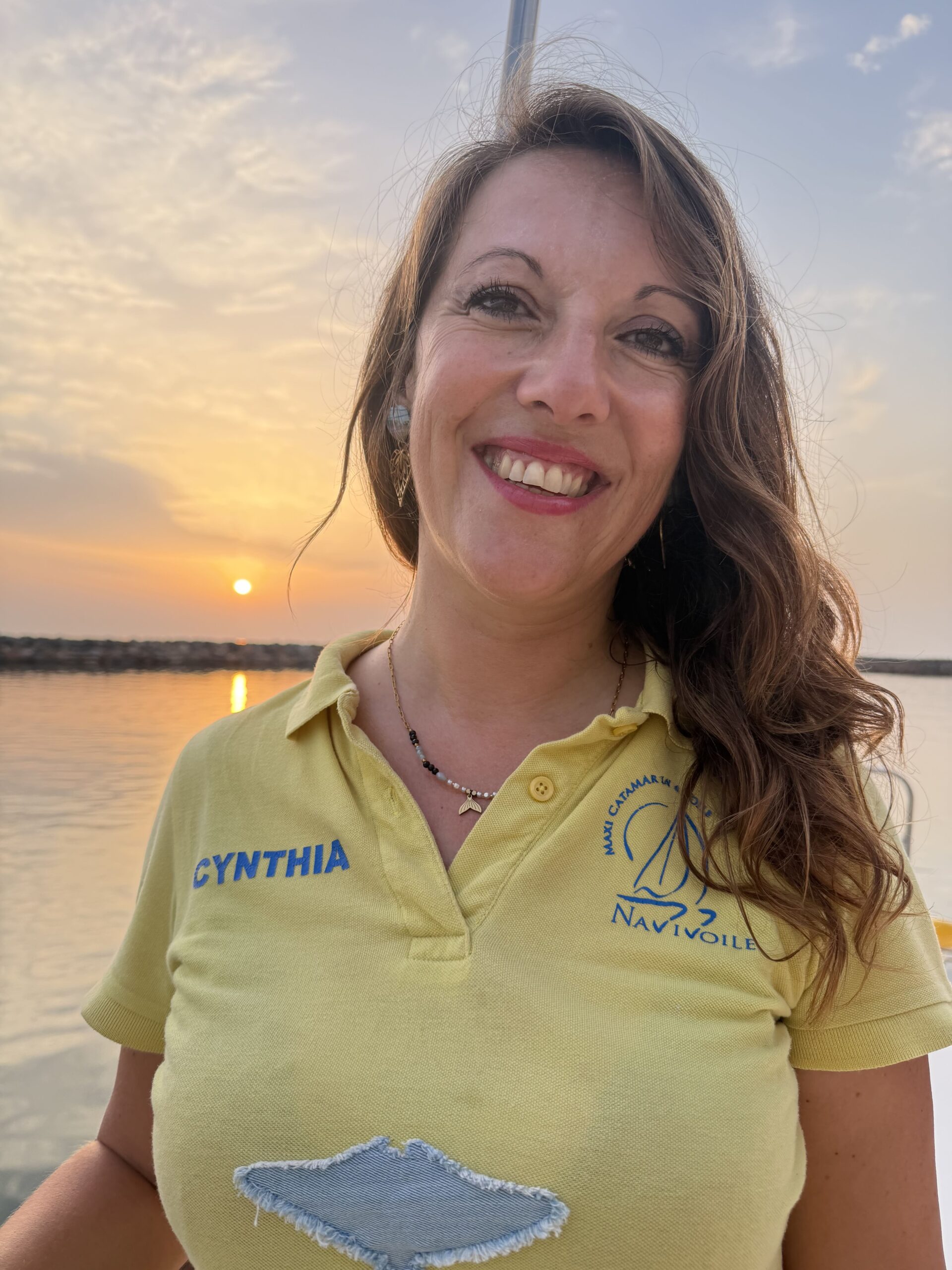 Cynthia, guide naturaliste de l'équipage Navivoile à Canet-en-Roussillon