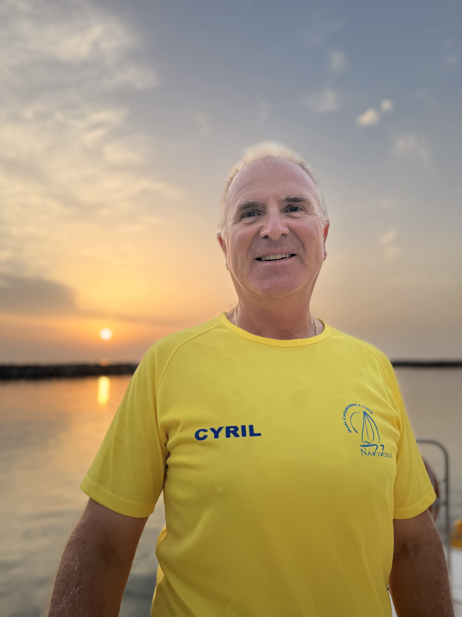 Cyril, Capitaine et Armateur du catamaran Navivoile à Canet-en-Roussillon