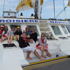 groupes de particuliers et entreprises EVJF catamaran navivoile canet en roussillon