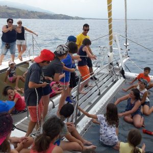sortie scolaire navivoile canet en roussillon navigation sous voiles