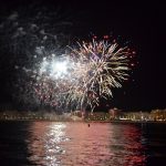 catamaran navivoile feu artifice du 13 juillet de canet en roussillon