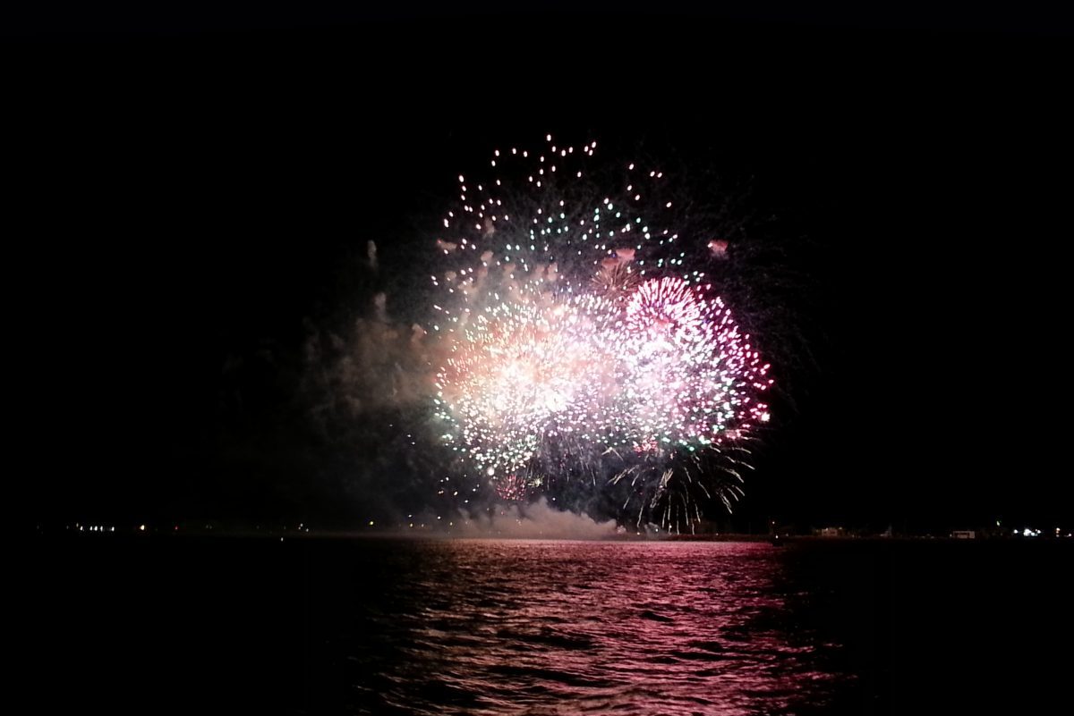 catamaran navivoile bon cadeau feu artifice du 14 juillet de sainte marie la mer